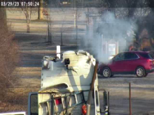 Damage to the truck